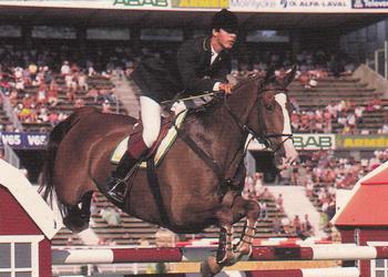 1995 Collect-A-Card Equestrian #11 Rodrigo Pessoa / Special Envoy Front